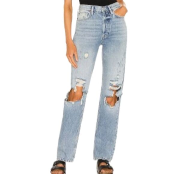 We The Free Lasso Jeans Foxtrot Light Wash Sz 30 - Picture 1 of 10